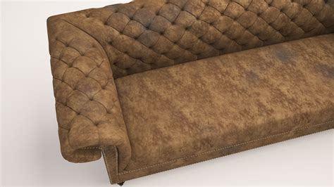 Sofá Chesterfield Modelo 3d 10 Max Fbx Obj Unknown Free3d