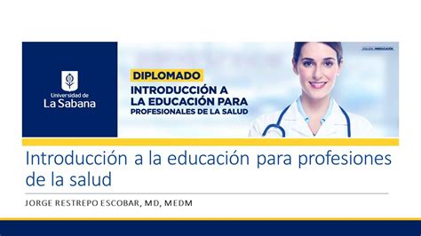 Introducción a la educación para profesiones de la salud YouTube