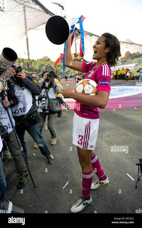 Wendie Renard (Lyon), MAY 17, 2012 - Football / Soccer : Wendie Renard of Lyon celebrates with ...