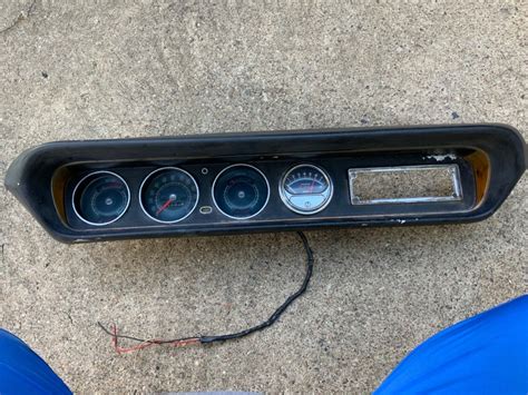 Oem Gm 1964 1965 Pontiac Gto Lemans Dash Gauge Cluster W Dixco Tach