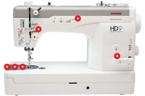 Janome Hd9 Professional Heavy Duty Straight Stitch Sewing Machine