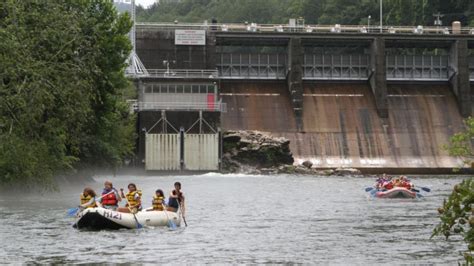 Tva Wilbur Dam And Reservoir Tennessee River Valley