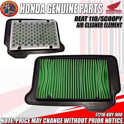 Beat Scoopy Air Cleaner Element Hpi Genuine Kvy