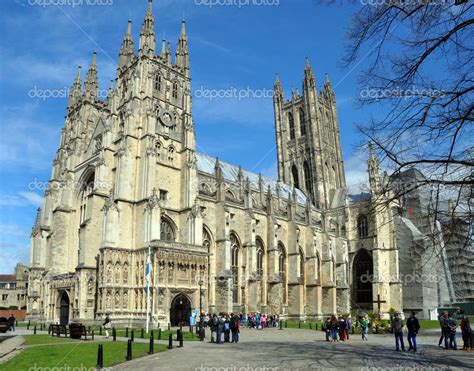 Inglaterra Catedral De Canterbury Na Primavera — Fotografia De Stock