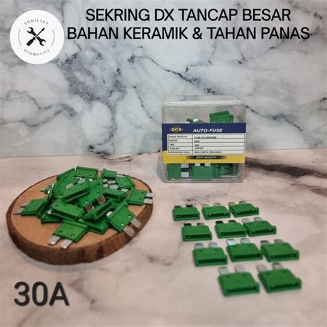 Jual SEKRING SIKRING DX TANCAP BESAR BAHAN KERAMIK 30A HIJAU Kab