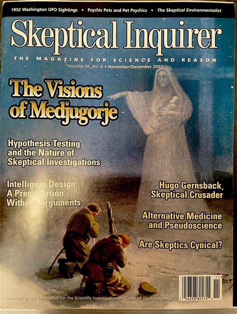 Skeptical Inquirer Magazine Nov December The Visions Of