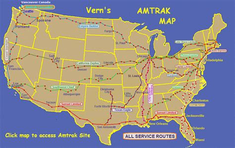 Amtrak Map