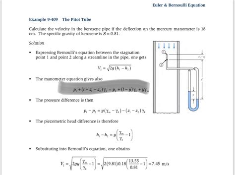 Calculating Velocity Using A Pitot Tube Tolfwash