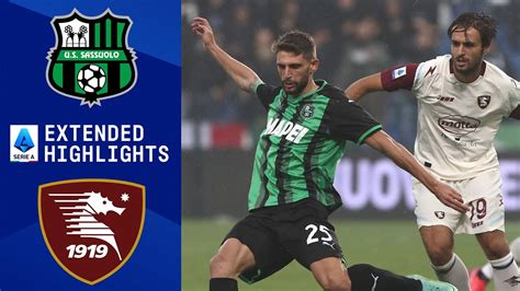 Sassuolo Vs Salernitana Extended Highlights Serie A Cbs Sports