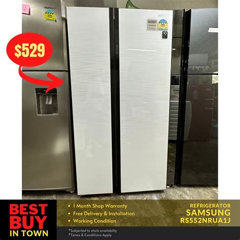 Must Buy Samsung 538l Side By Side Door Refrigerator Rs552nrua1j 5 Tv And Home Appliances