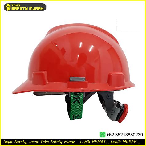 Helm Msa Merah Helmet Safety Proyek Sni Pelindung Kepala Msa Lokal Plus