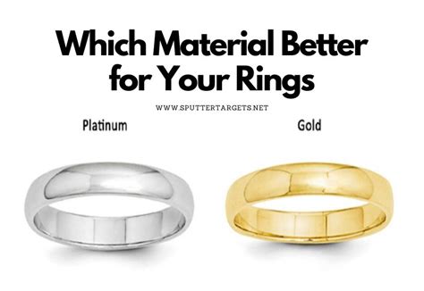 Platinum vs. Gold: Which Material is Better for Rings?