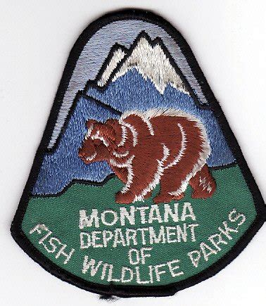 Montana Fish & game, Wildlife Badges and Patches