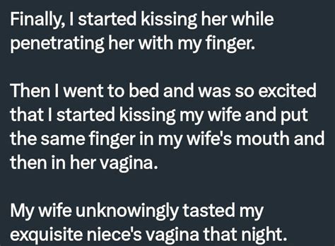 PervConfession On Twitter He Fucked His Niece And His Wife Tasted Her