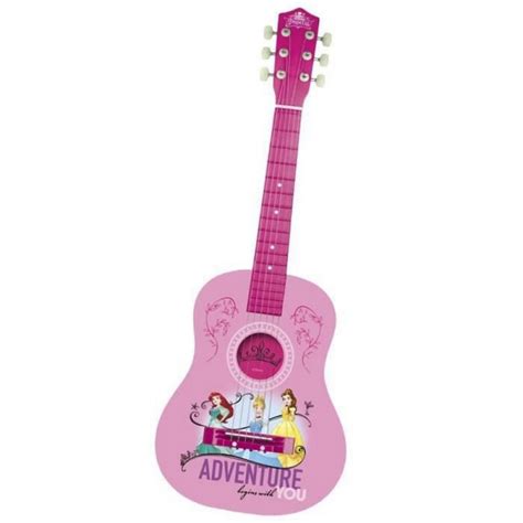 Guitare Pour Enfant Princesses Disney Rose Bois