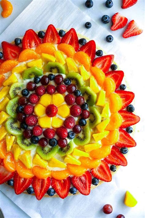 The Best Fruit Pizza Foodtasia