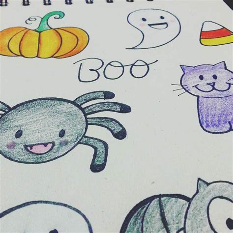 Drawing some halloween cute drawings tonight. Keeping my mind occupied ...