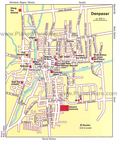 Denpasar Map and Denpasar Satellite Images