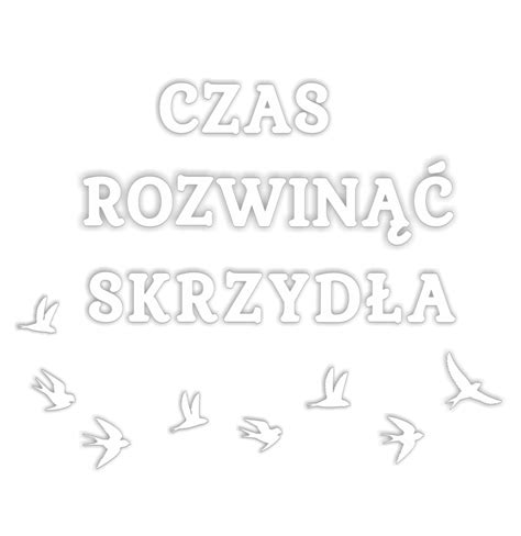 Dekoracja Napis Czas Rozwin Skrzyd A Du E Wyci Te Litery Xl