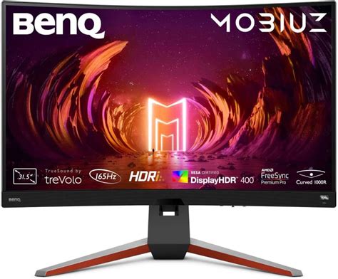 Benq Mobiuz Ex3210R 32 Inch 2K Qhd Curved Gaming Monitor 165Hz 1Ms