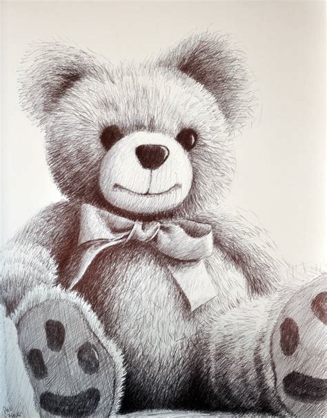 How To Draw A Realistic Teddy Bear