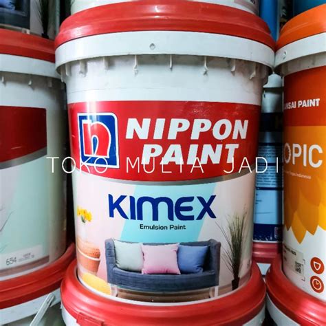 Jual Cat Kimex 4 5 Kg By Nippon Paint Cat Tembok Dinding Air 5 Kg