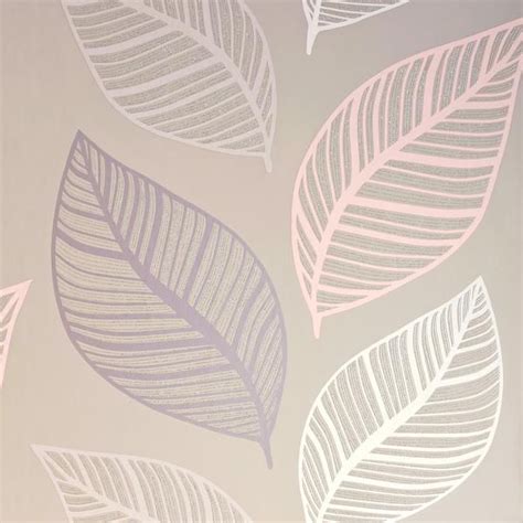 Emporium Elba Blush Pink Taupe Heavy Weight Wallpaper From Crown