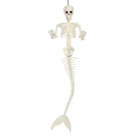 80CM-Skeleton-Mermaid-Halloween-Outdoor-Decorations-Realistic-Full-Body ...