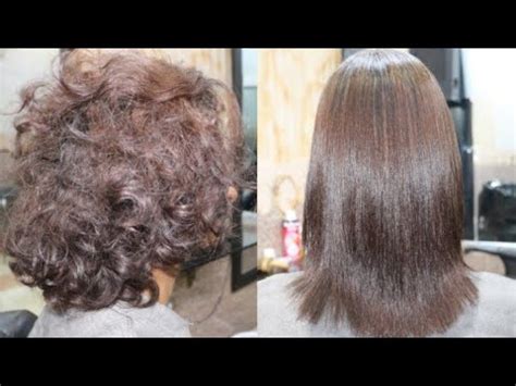 Hair Rebounding Smoothing Straightening Process Curly Hair By M H