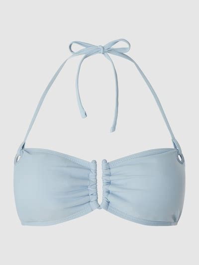 Ichi Bikini Oberteil In Bandeau Form Modell Minka Hellblau Online