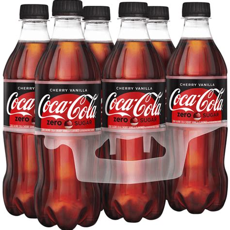 Coca Cola Cherry Vanilla Zero Sugar Bottles Fl Oz Pack Shop