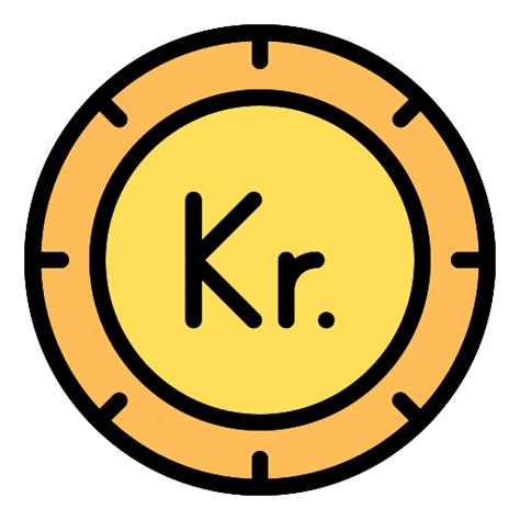 Danish Krone Generic Color Lineal Color Icon