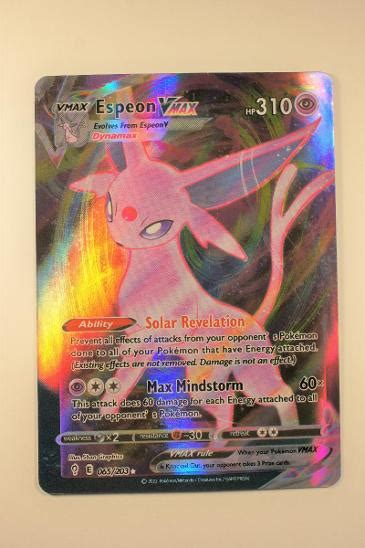 Pokemon Karta Espeon Vmax Z Edice Evolving Skies Aukro