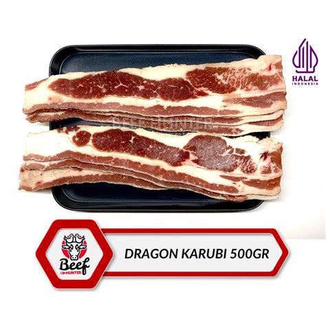 Jual DRAGON KARUBI SLICED USA ANGUS PRIME BEEF WAGYU KARUBI SLICE