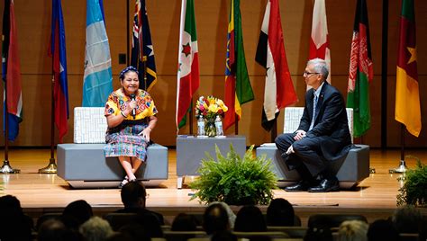 UIW Welcomes Nobel Peace Prize Winner Rigoberta Menchú Tum October