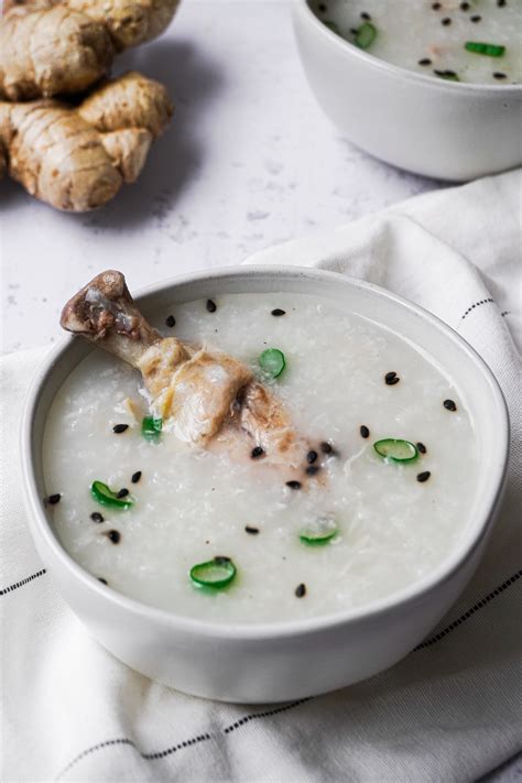 Instant Pot Chicken Congee A Dash Of Soy