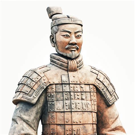 Soldado del ejército de terracota del mausoleo del emperador Qin Shi