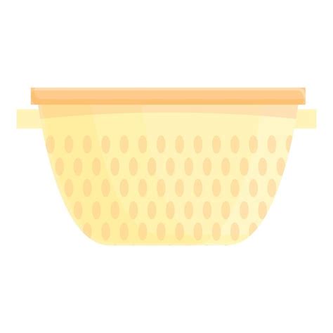 Premium Vector Colander Sieve Icon Cartoon Vector Kitchen Pasta