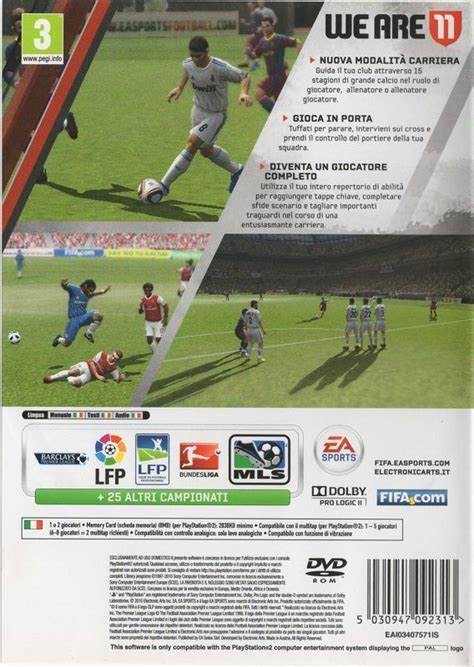 Fifa Soccer 11 2010 Playstation 2 Box Cover Art Mobygames