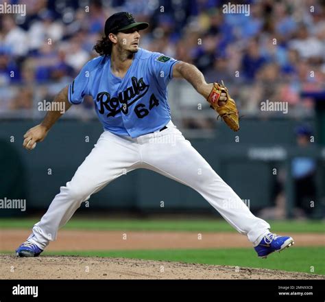 Kansas City Royals Relief Pitcher Burch Smith During A Baseball Game