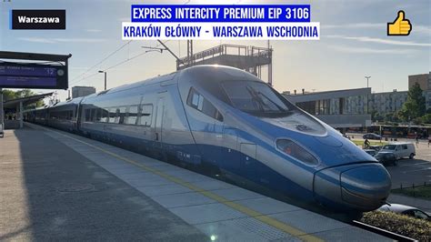 Express InterCity Premium EIP 3106 Kraków Główny Warszawa Wschodnia