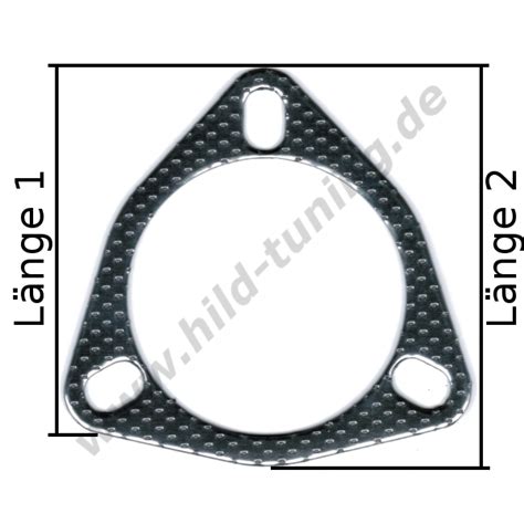 3 Loch Auspuff Flansch Mit 65 Mm Durchmesser Aus Edelstahl