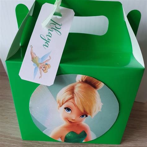 I Made These Tinkerbell Party Boxes To Suit A Tinkerbell Decor Theme I