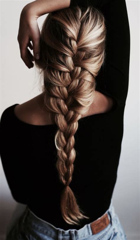 Blonde Balayage French Braids French Braids Thick Hair Long Hair French Braid Inspiration