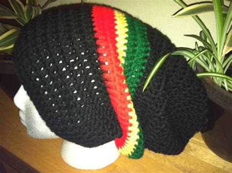 Rasta Reggae Red Yellow Green Slouch Hat Beanie By Beautifulyeah