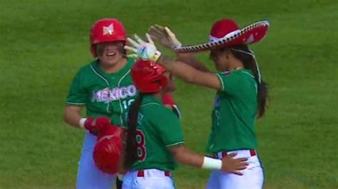 Hacen Historia Selecci N Mexicana De Beisbol Femenil Se Lleva Triunfo