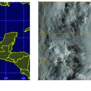 The (a) track of Hurricane Patricia (see: [32]); and (b) a visible ...