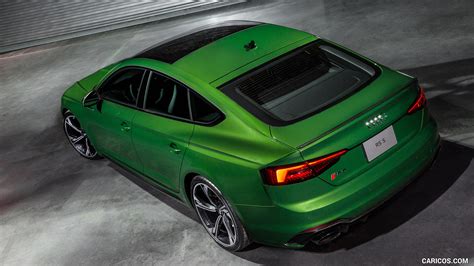 Audi Rs Sportback My Color Sonoma Green Metallic Rear Three