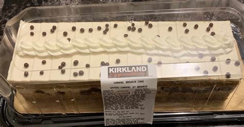 Costco Kirkland Signature Caramel Brownie Cake Review - Costcuisine