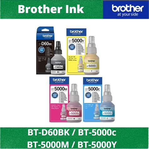 Brother Ink Bottle BTD60 BTD 60 Black BT5000 BT 5000 Black Cyan